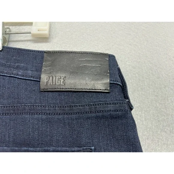 New PAIGE Dark Denim Inkwell Federal Slim Straight Leg Jean Stretch Men’s 40X30
